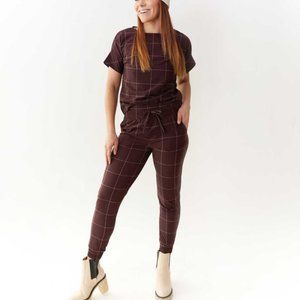 Albion Jet Setter Pants and Boss Crop Tee Set, XS